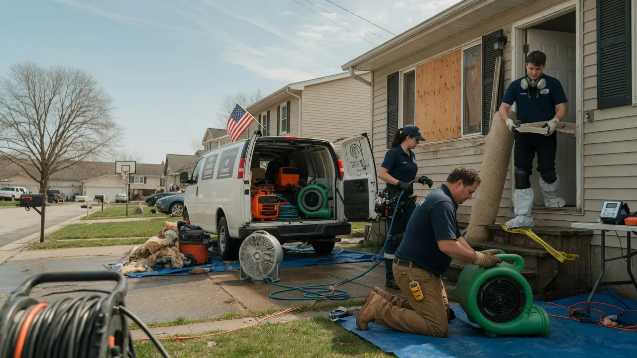 Water Damage Restoration in Highland, WI near me